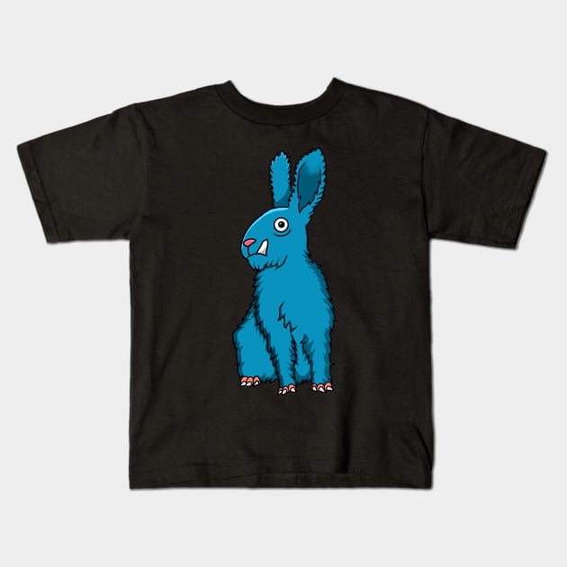 rebbit Kids T-Shirt by Mikearts